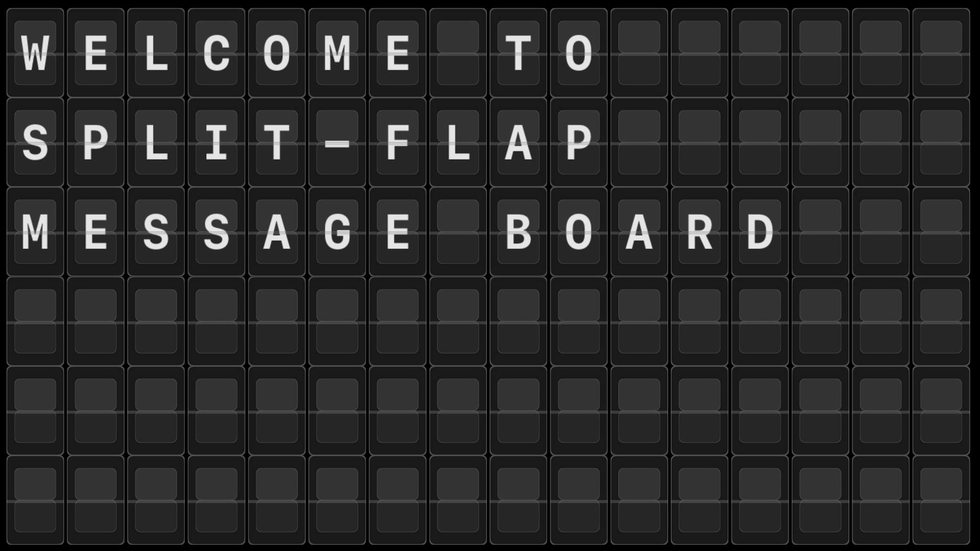 Split‑Flap app screenshot 1