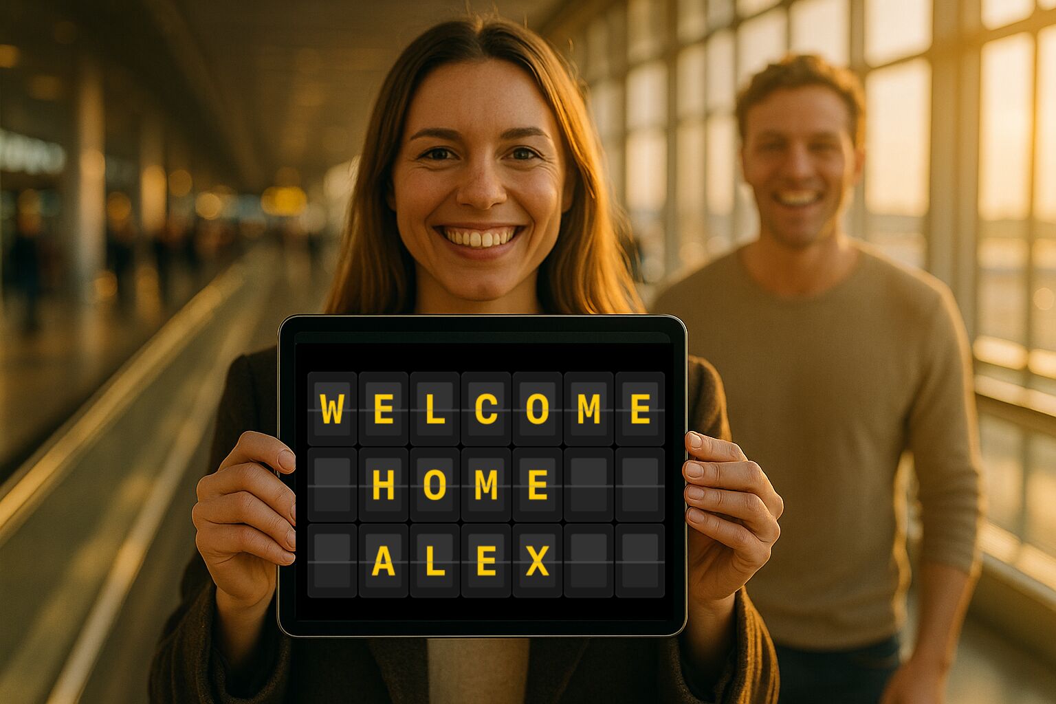 Split‑Flap Board on iPad